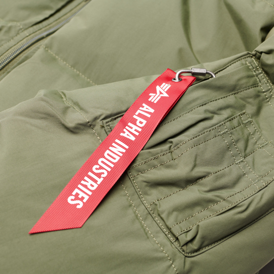 Мужской пуховик Alpha Industries MA-1 Quilted Dark Green