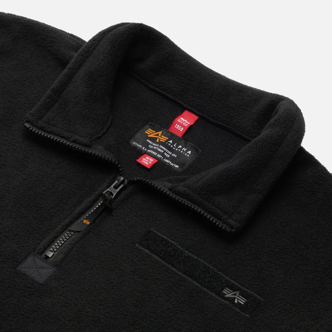 Alpha Industries Мужская толстовка Quarter Zip Fleece