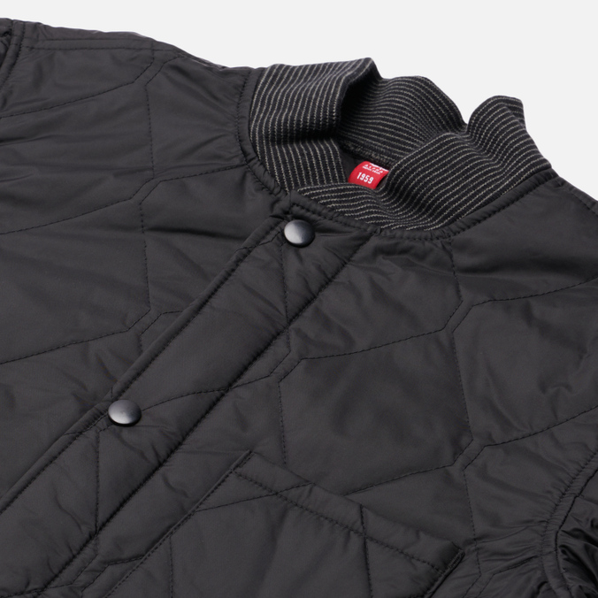 Мужская стеганая куртка Alpha Industries, цвет чёрный, размер XS UJQ51501C1-001 Quilted Utility - фото 2