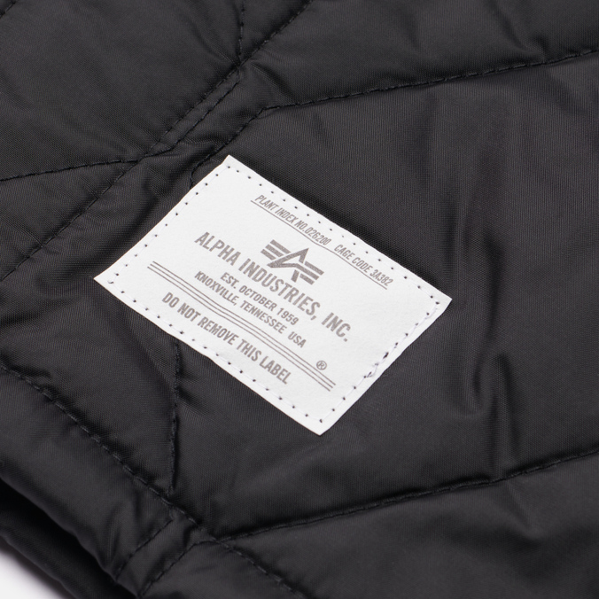 Мужская стеганая куртка Alpha Industries, цвет чёрный, размер XS UJQ51501C1-001 Quilted Utility - фото 3