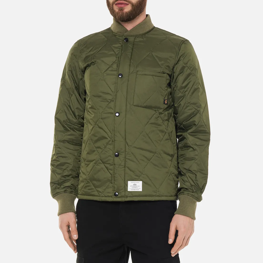 Alpha Industries Мужская стеганая куртка Quilted Utility