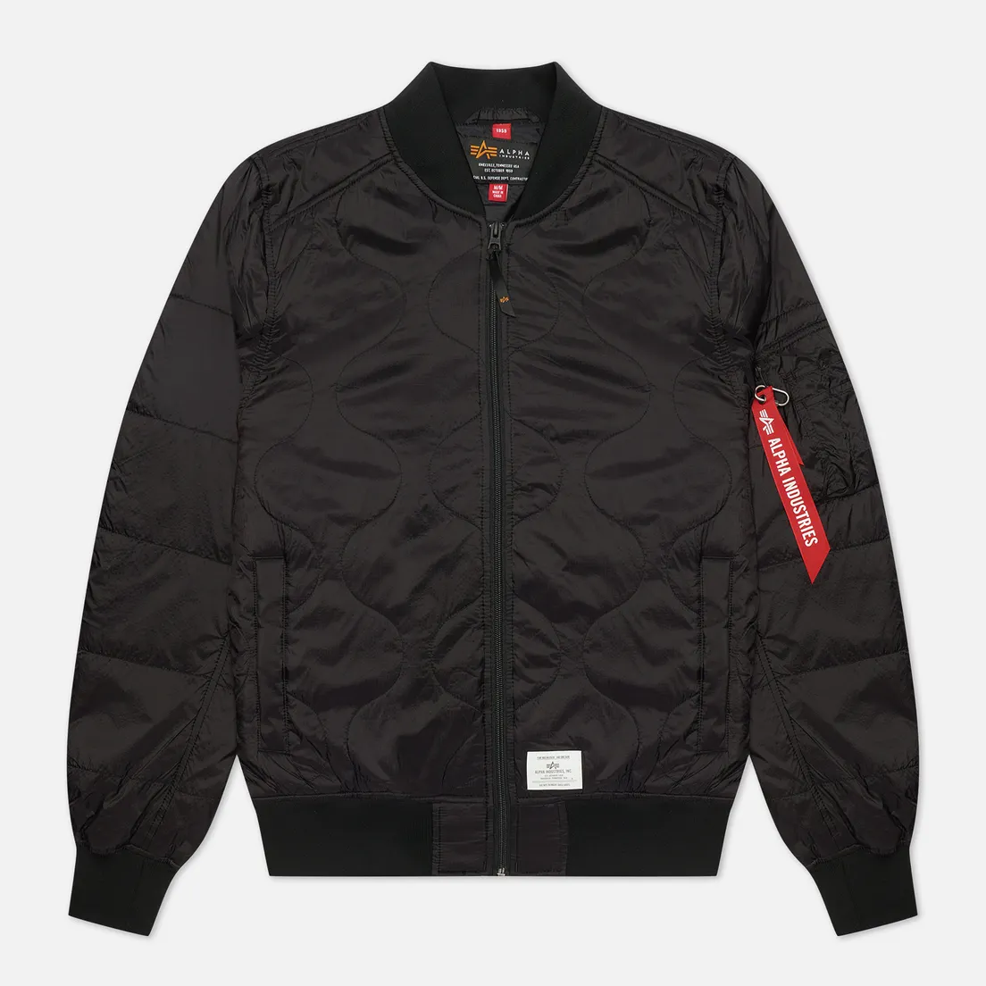 Alpha Industries Мужская куртка бомбер L-2B Quilted Flight