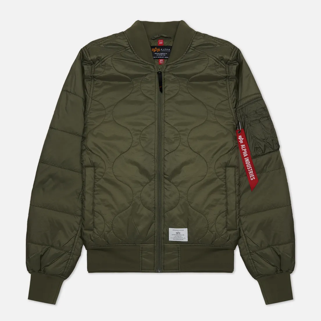 Alpha Industries Мужская куртка бомбер L-2B Quilted Flight