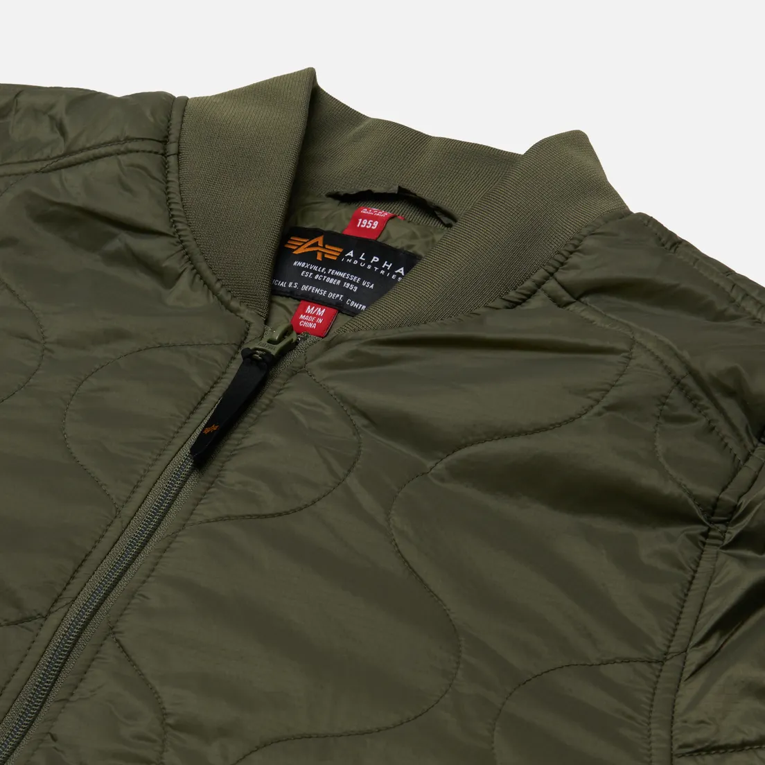 Alpha Industries Мужская куртка бомбер L-2B Quilted Flight
