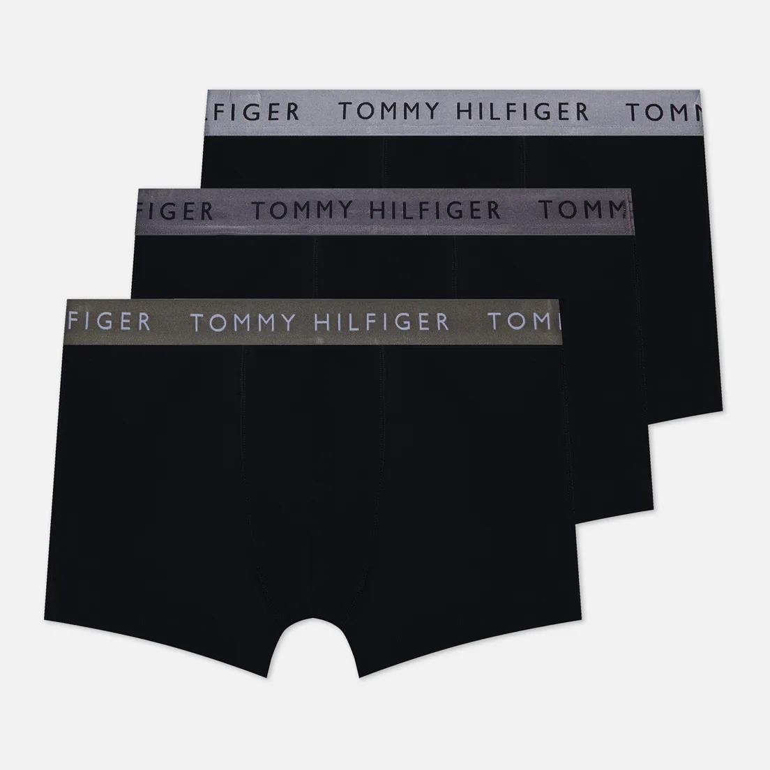 Tommy Hilfiger Underwear Комплект мужских трусов 3-Pack Metallic Waistband Trunks Gift Set