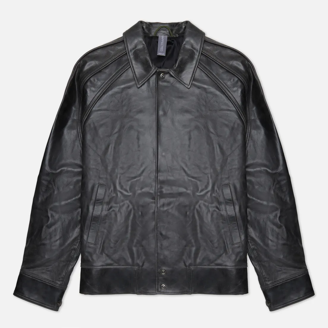 UNAFFECTED Мужская демисезонная куртка Leather Varsity
