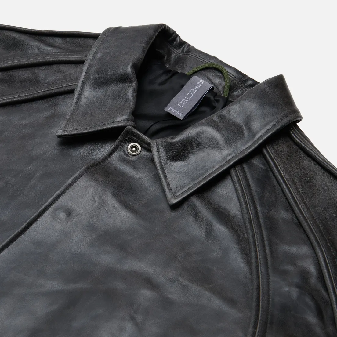 UNAFFECTED Мужская демисезонная куртка Leather Varsity