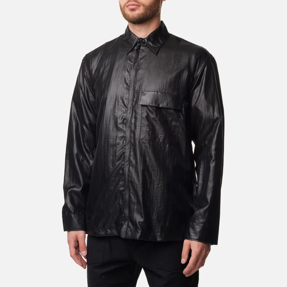 UNAFFECTED Мужская рубашка Zip-Up