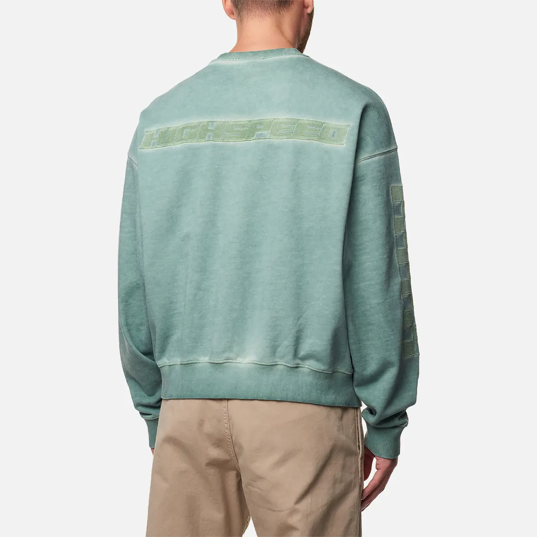 UNAFFECTED Мужская толстовка Overdyed Highspeed