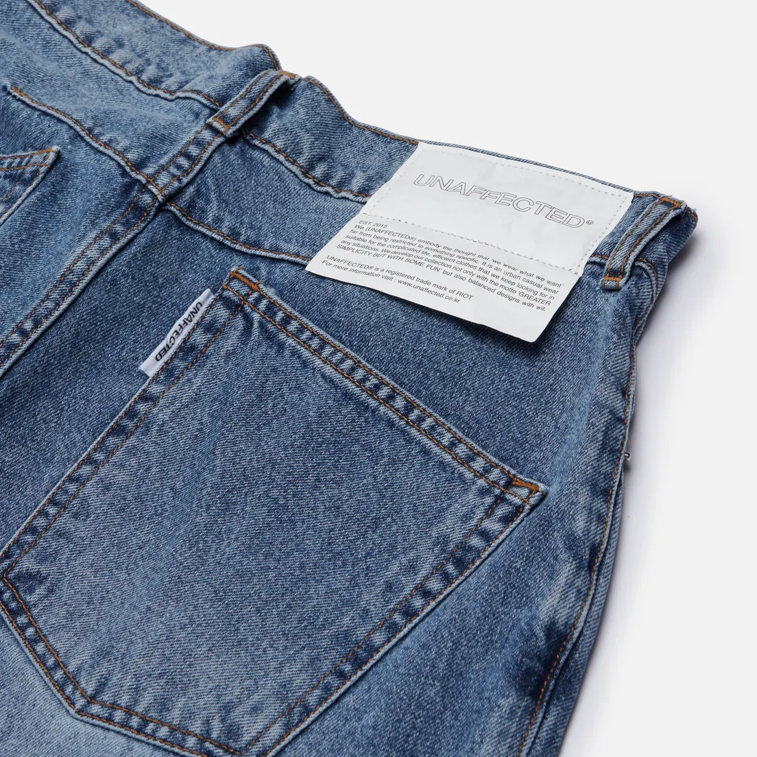 UNAFFECTED Мужские джинсы One Tuck Wide Denim 23FW