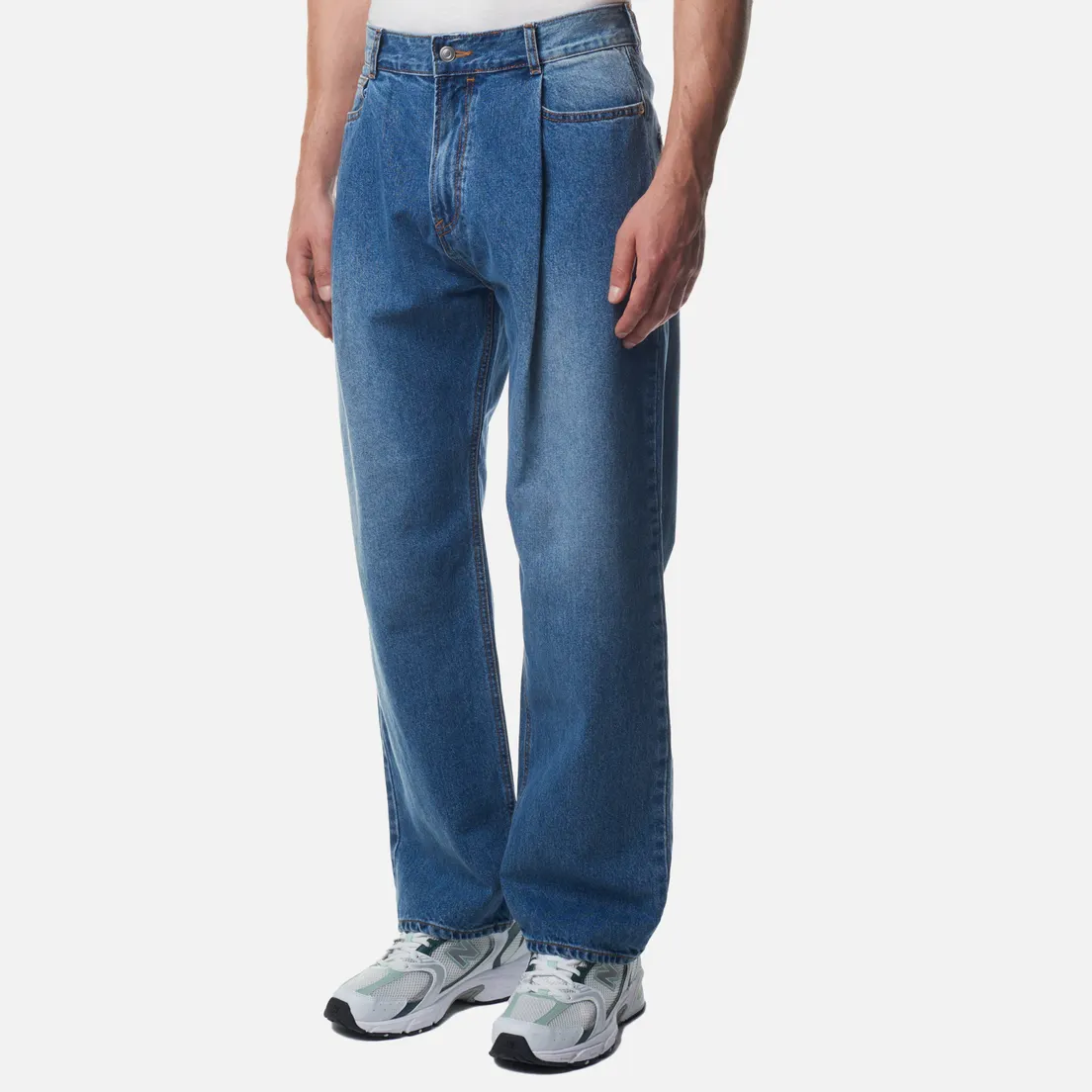 UNAFFECTED Мужские джинсы One Tuck Wide Denim SS24