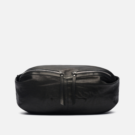 фото Сумка на пояс unaffected vegetable leather, цвет чёрный