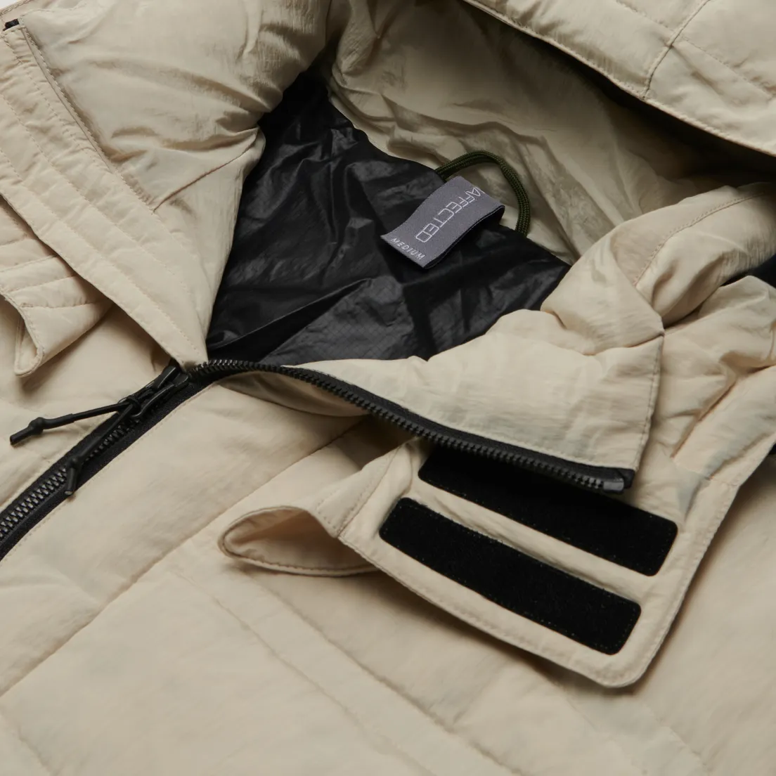 UNAFFECTED Мужской пуховик Oblique Quilted Puffa Down