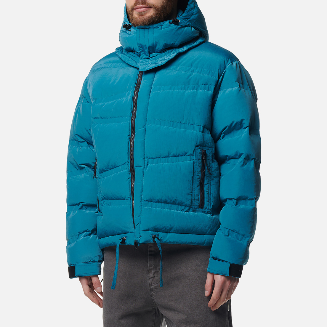 UNAFFECTED Мужской пуховик Oblique Quilted Puffa Down