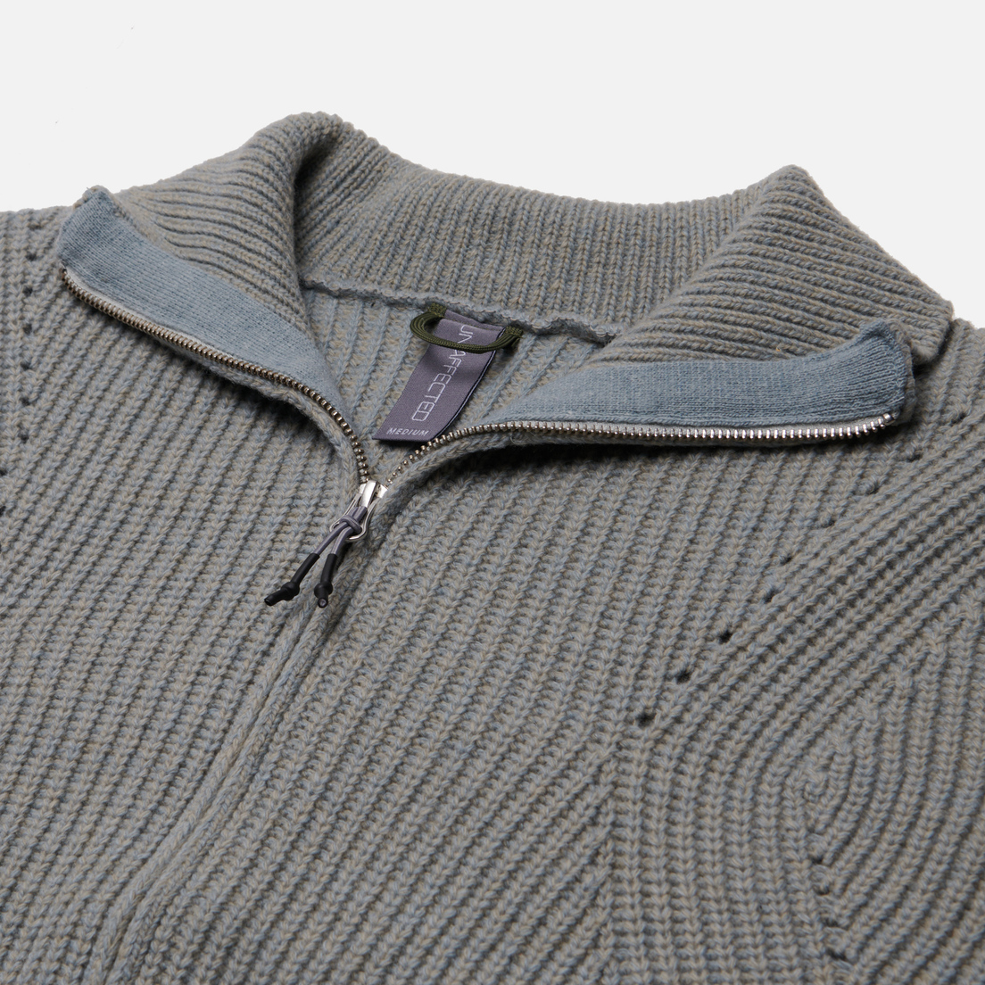 UNAFFECTED Мужской кардиган Knitted Zip-Up