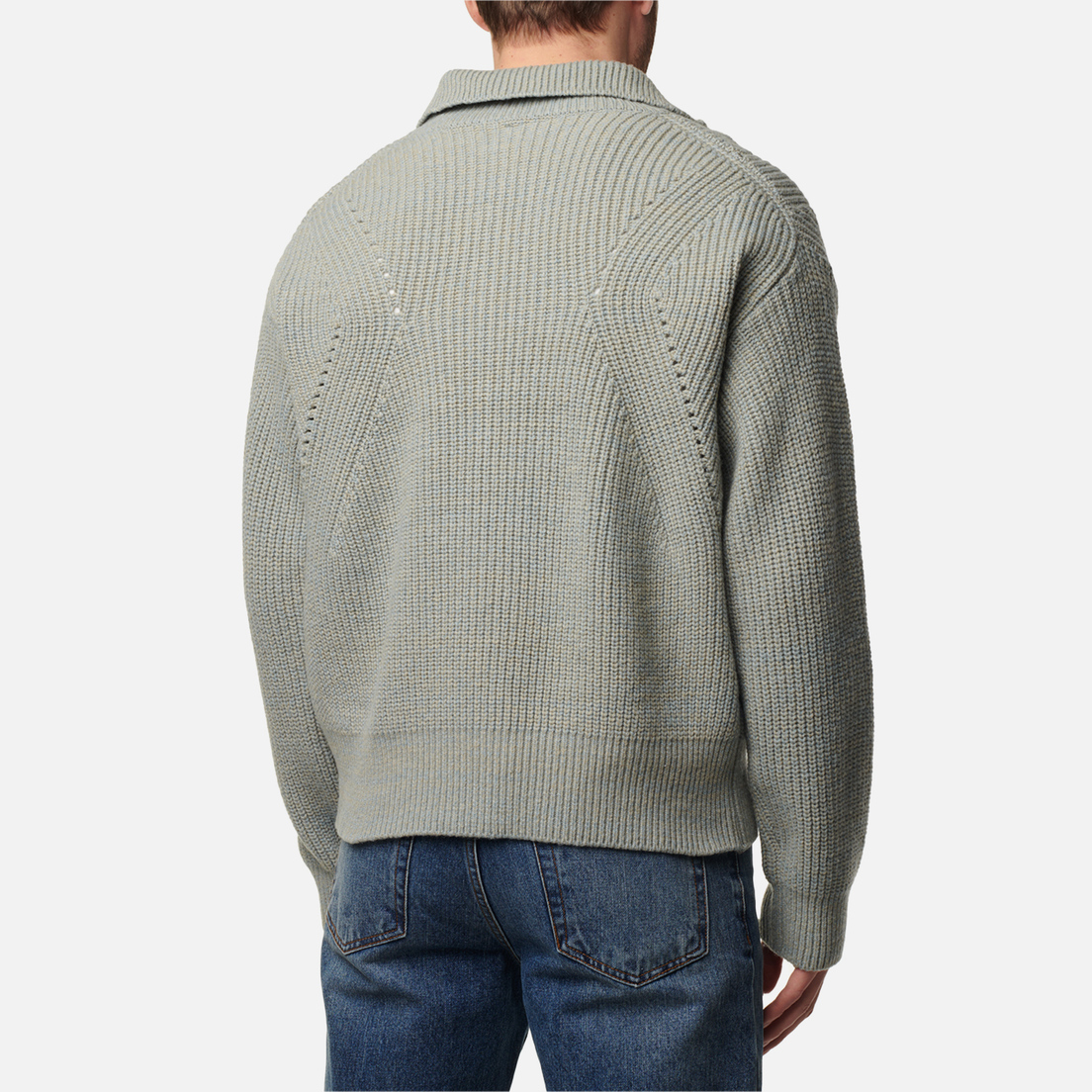 UNAFFECTED Мужской кардиган Knitted Zip-Up