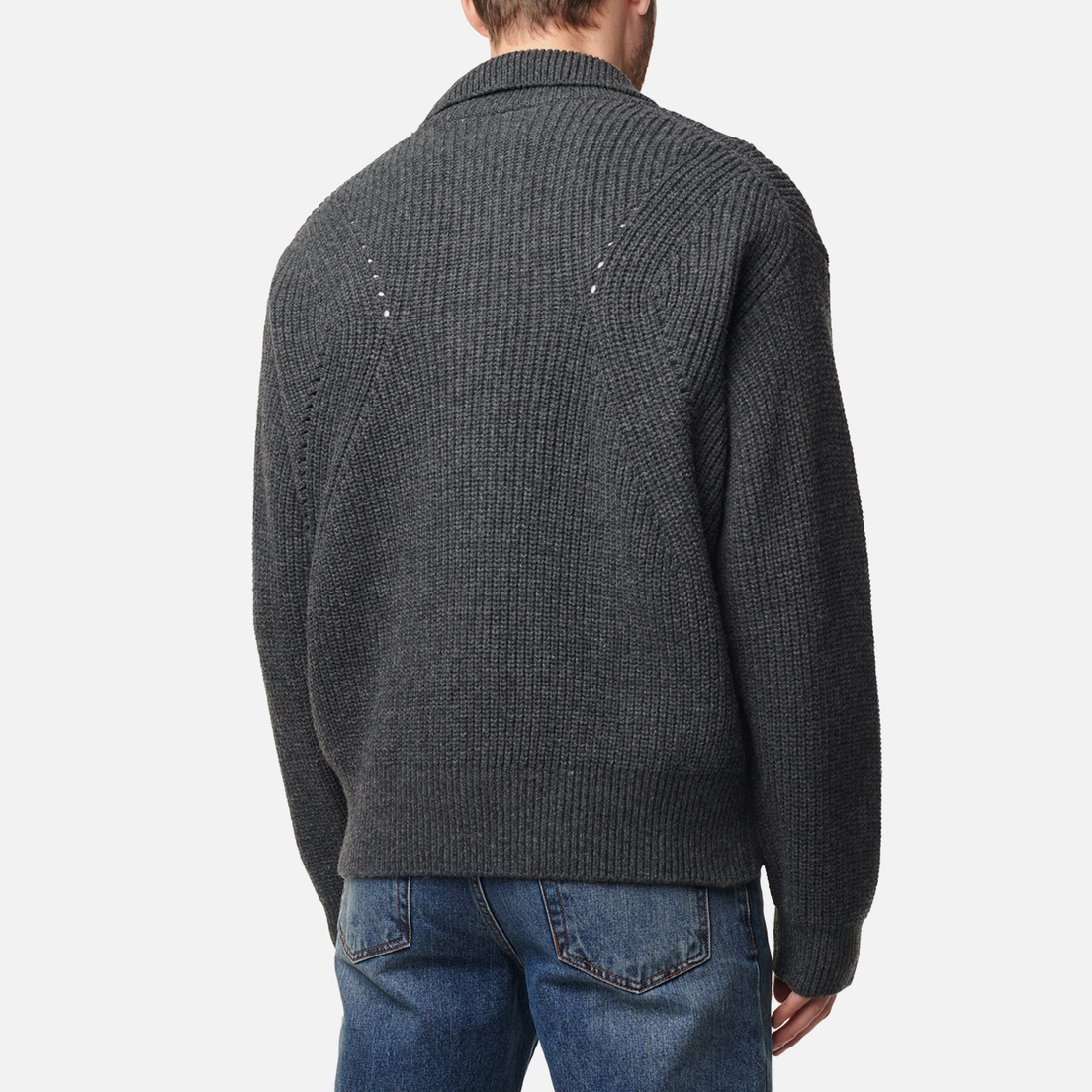 UNAFFECTED Мужской кардиган Knitted Zip-Up
