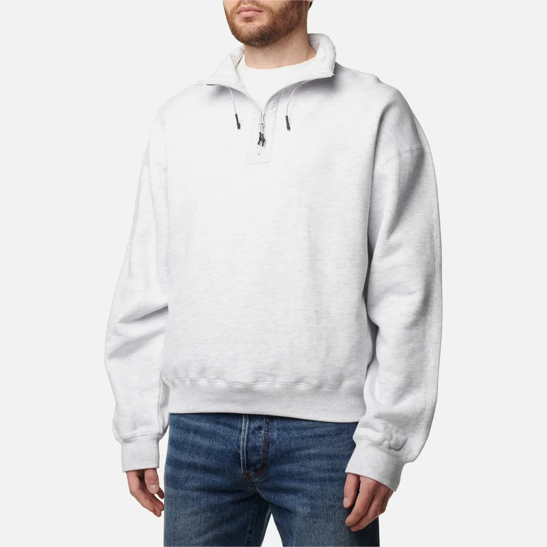 UNAFFECTED Мужская толстовка Stand Collar Half Zip