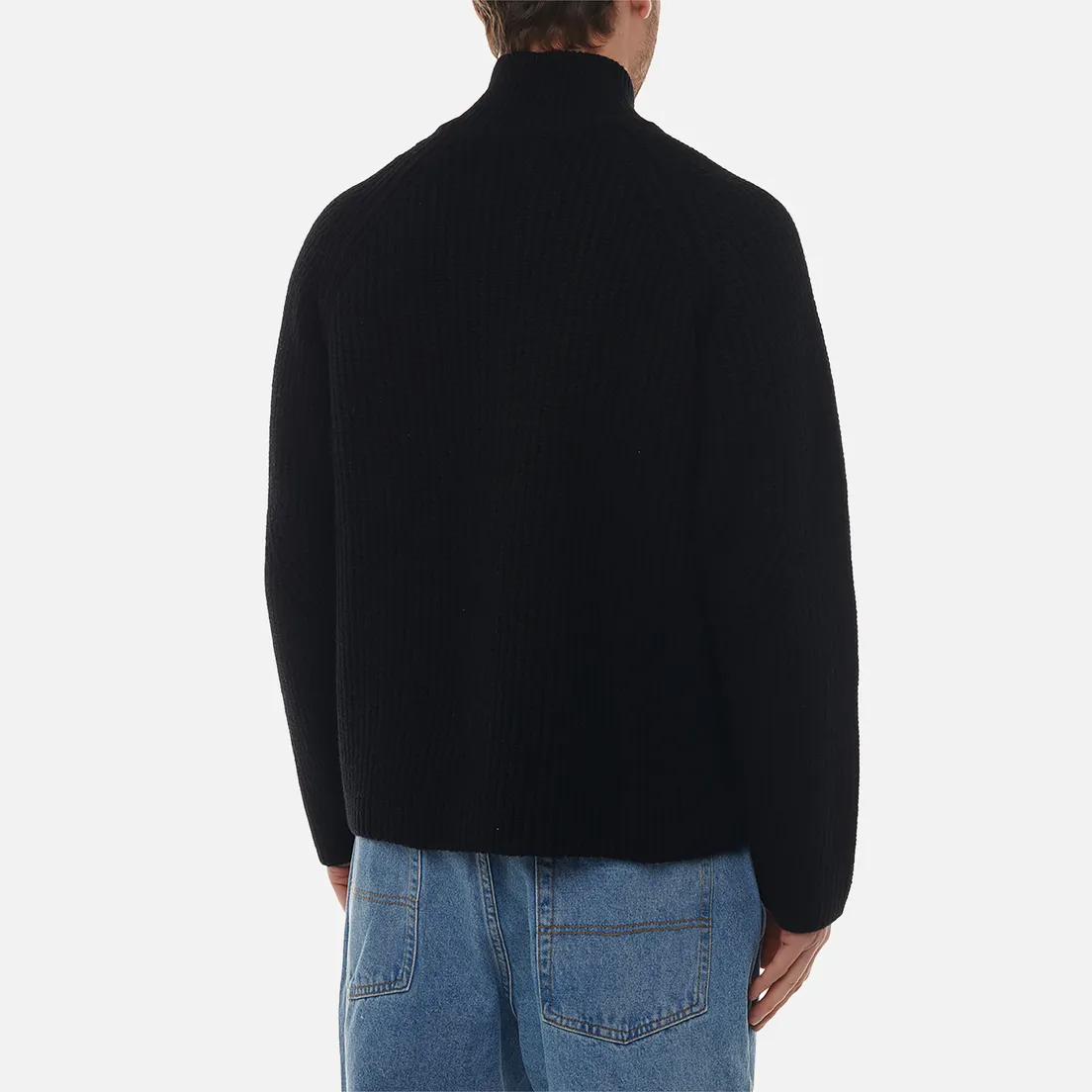 UNAFFECTED Мужской свитер Zip-Up Knit