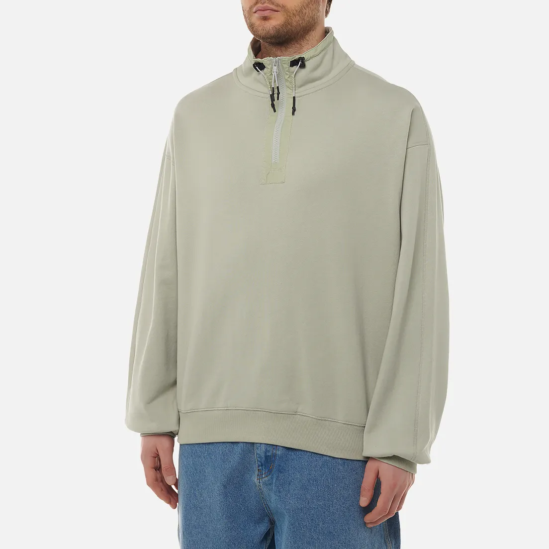 UNAFFECTED Мужская толстовка Stand Collar Half Zip