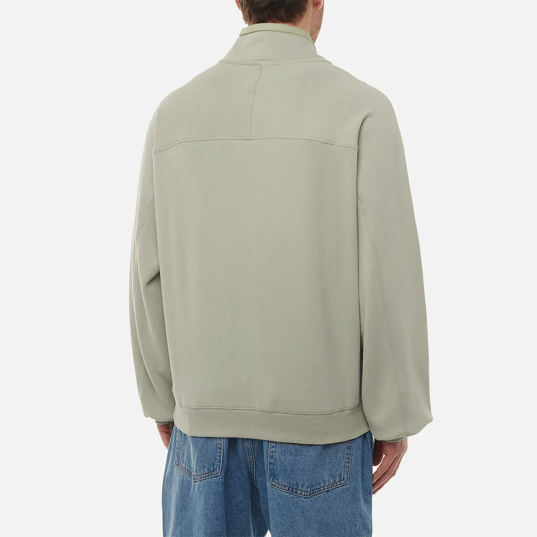 UNAFFECTED Мужская толстовка Stand Collar Half Zip