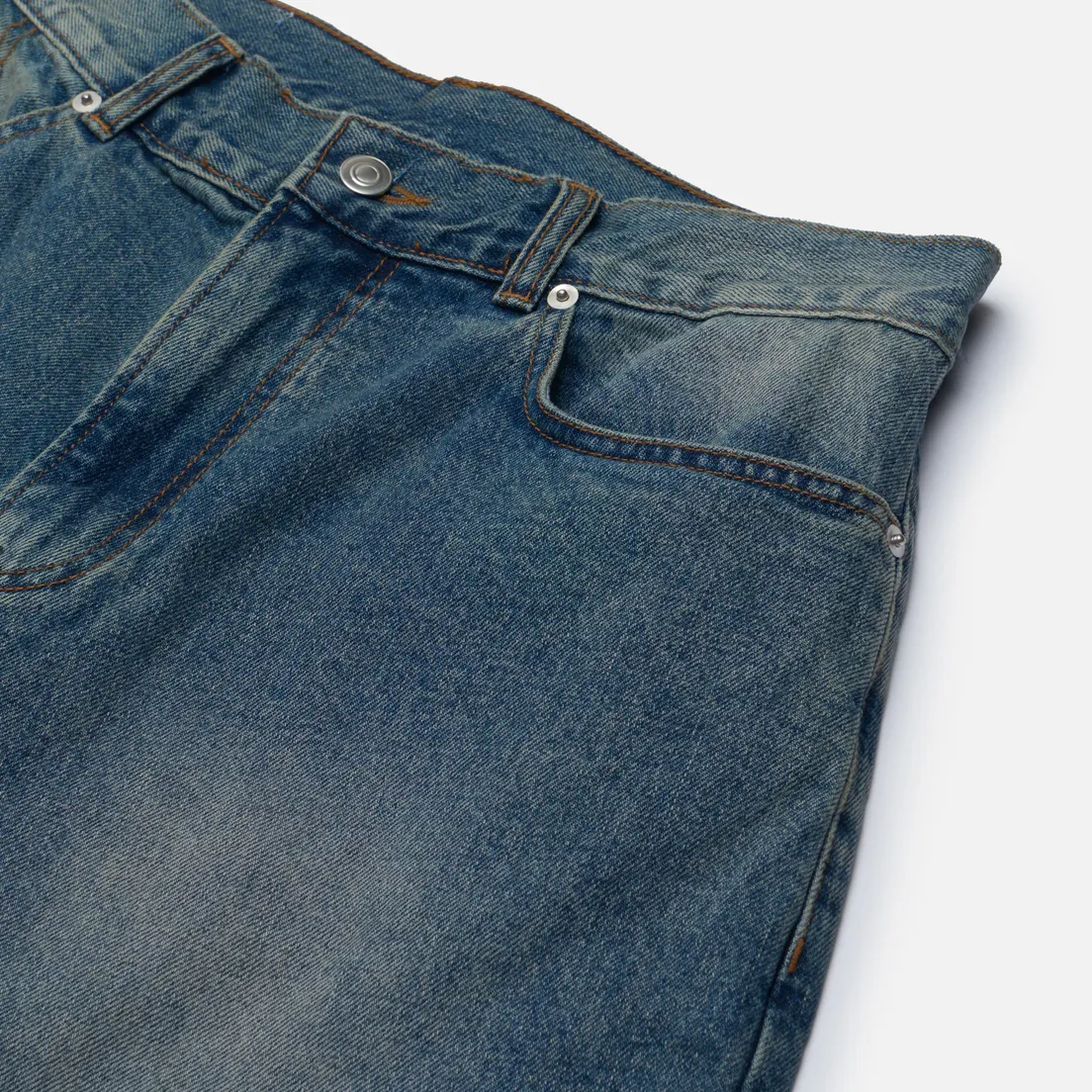 UNAFFECTED Мужские джинсы Curved Wide Denim