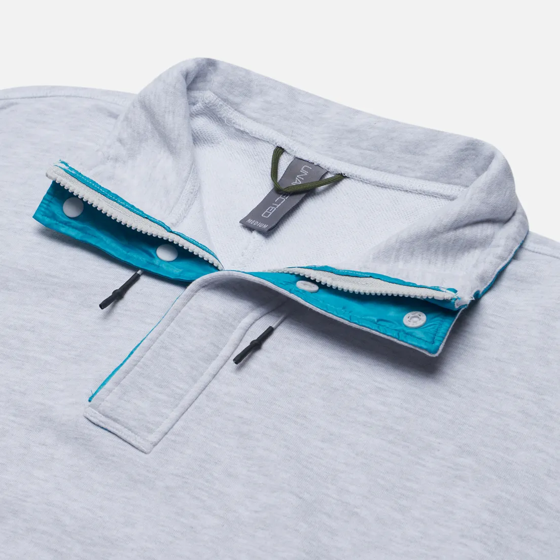 UNAFFECTED Мужская толстовка Stand Collar Half Zip SS24