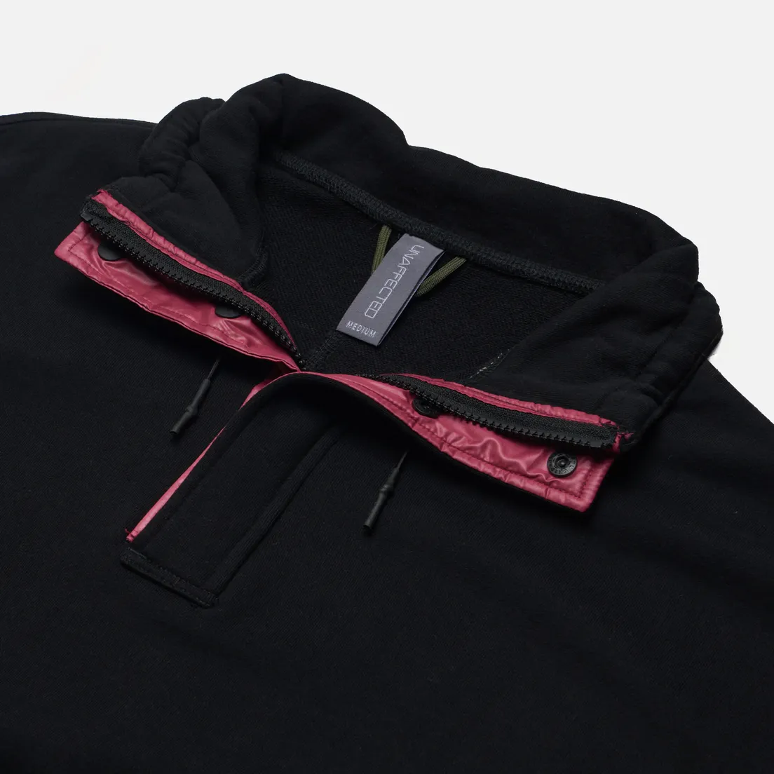 UNAFFECTED Мужская толстовка Stand Collar Half Zip SS24