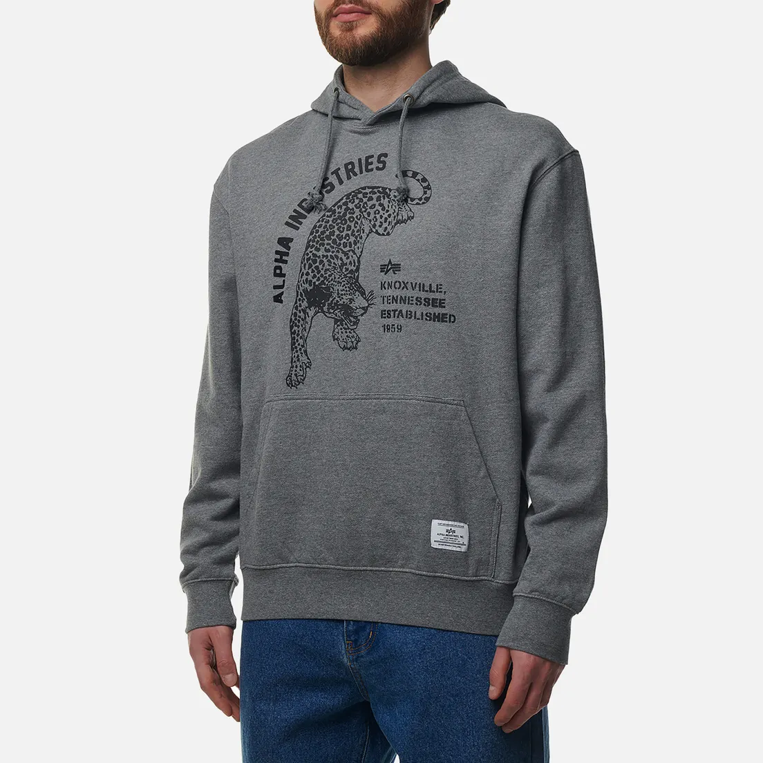 Alpha Industries Мужская толстовка Alpha Jaguar Hoodie