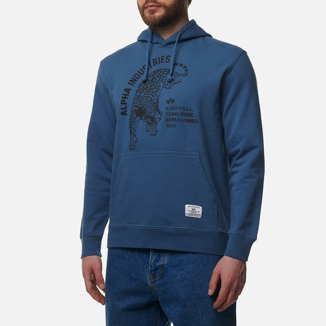 Alpha Industries Мужская толстовка Alpha Jaguar Hoodie