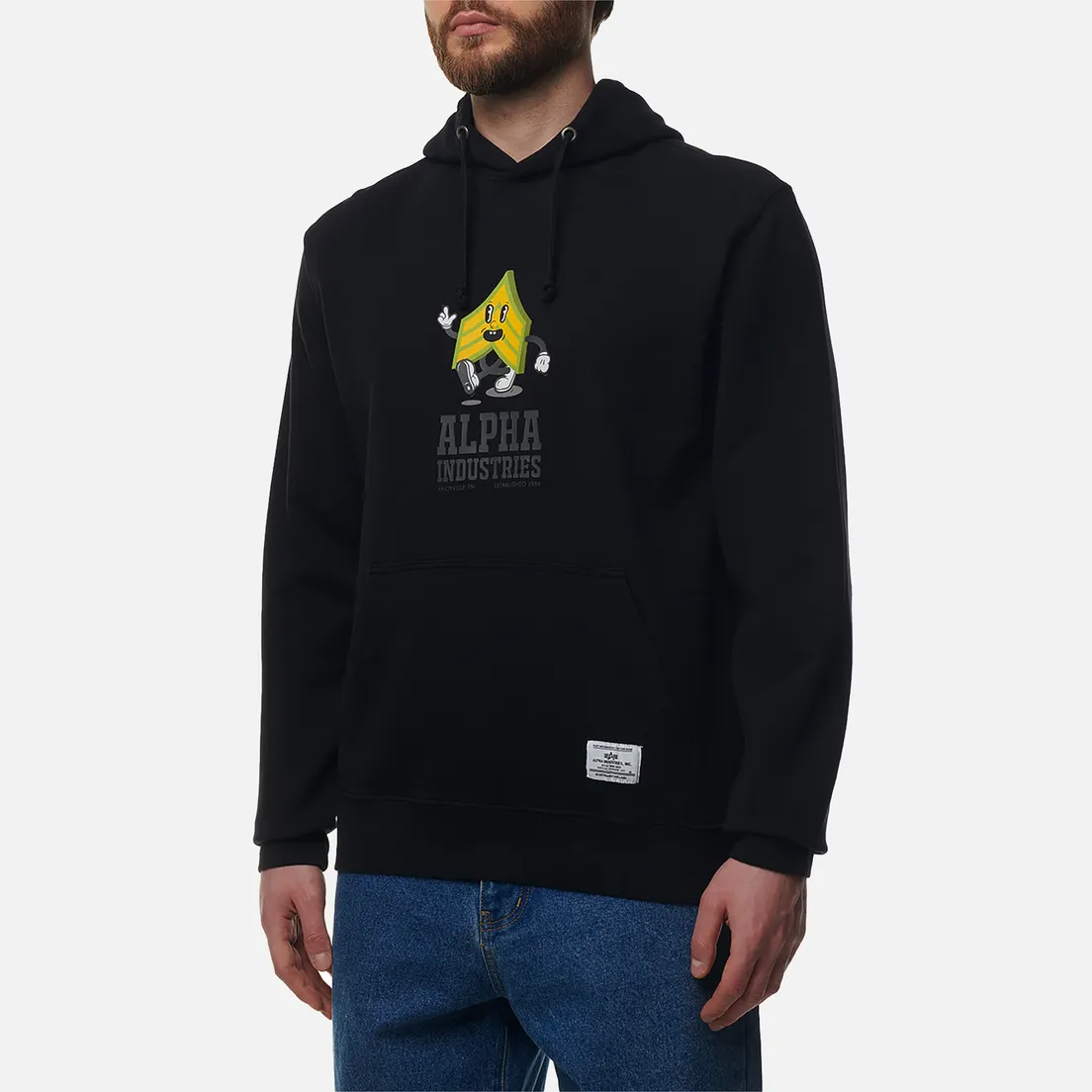 Alpha Industries Мужская толстовка Alpha Badge Hoodie