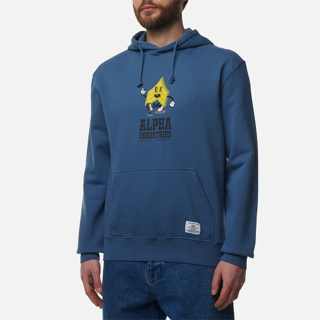 Alpha Industries Мужская толстовка Alpha Badge Hoodie
