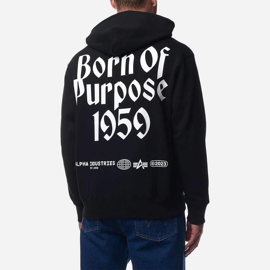 Alpha Industries Мужская толстовка Born Of Purpose Hoodie