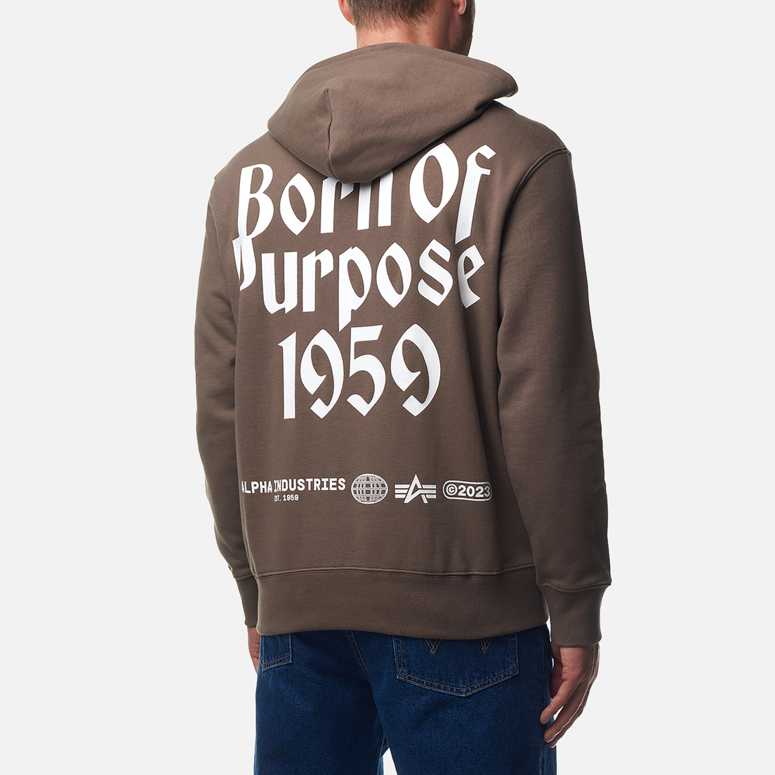 Alpha Industries Мужская толстовка Born Of Purpose Hoodie