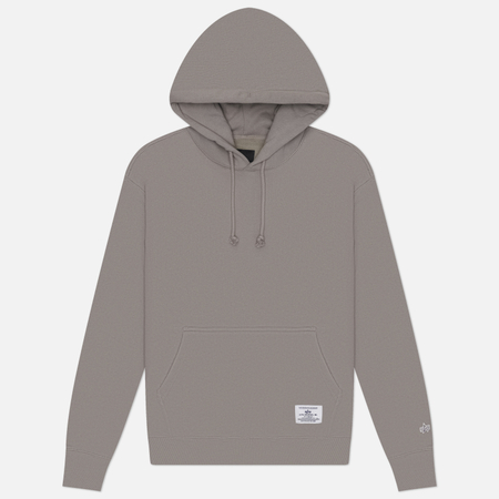 Мужская толстовка Alpha Industries Essential Hoodie, цвет серый, размер L