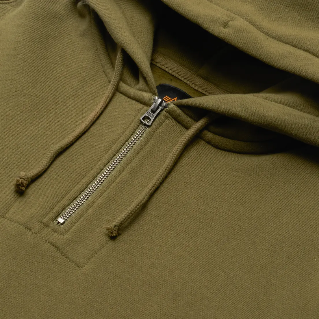 Alpha Industries Мужская толстовка Essential Quarter Zip Hoodie