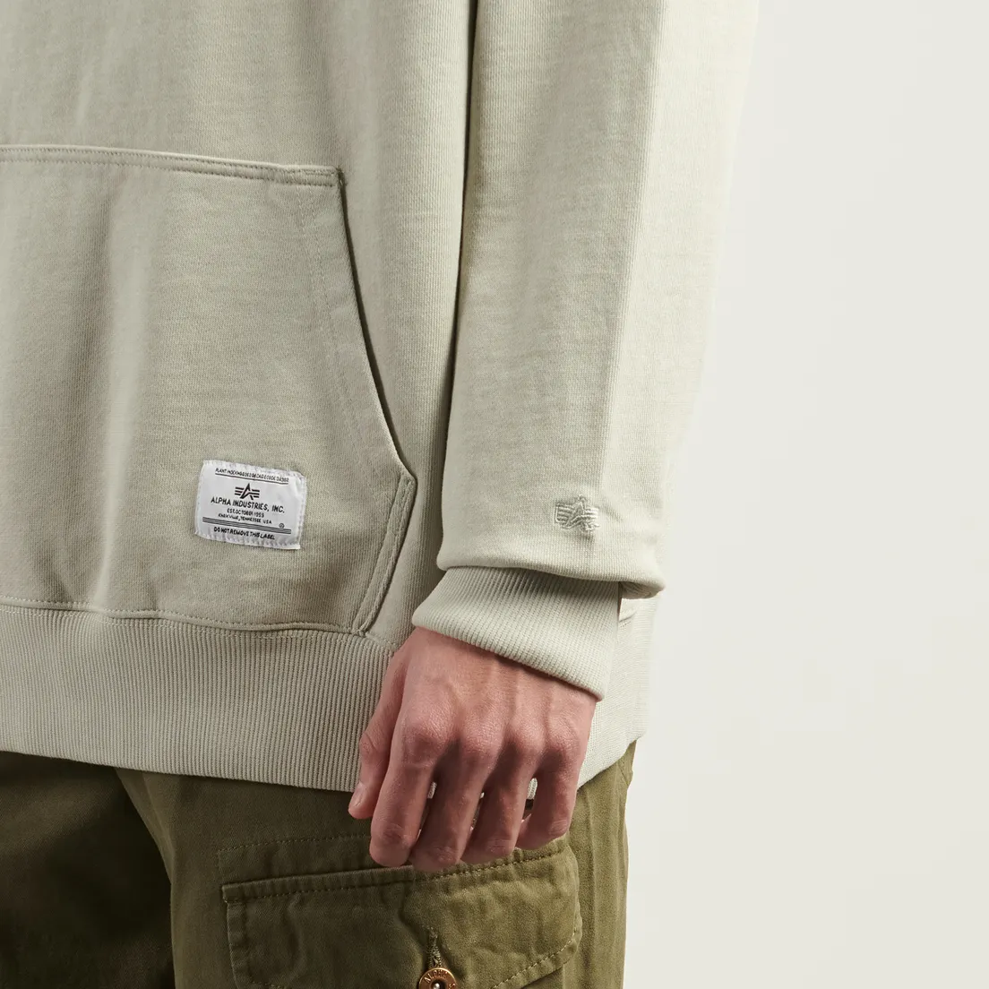 Alpha Industries Мужская толстовка Essential French Terry Hoodie Gen II