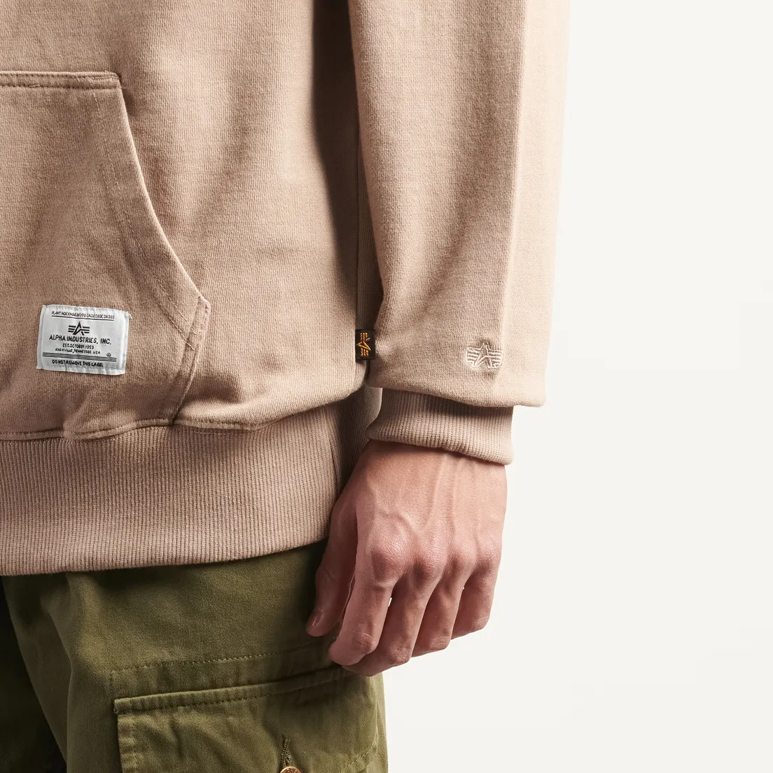 Alpha Industries Мужская толстовка Essential French Terry Hoodie Gen II