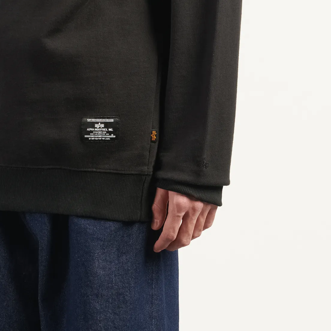 Alpha Industries Мужская толстовка Essential French Terry Crewneck Gen II