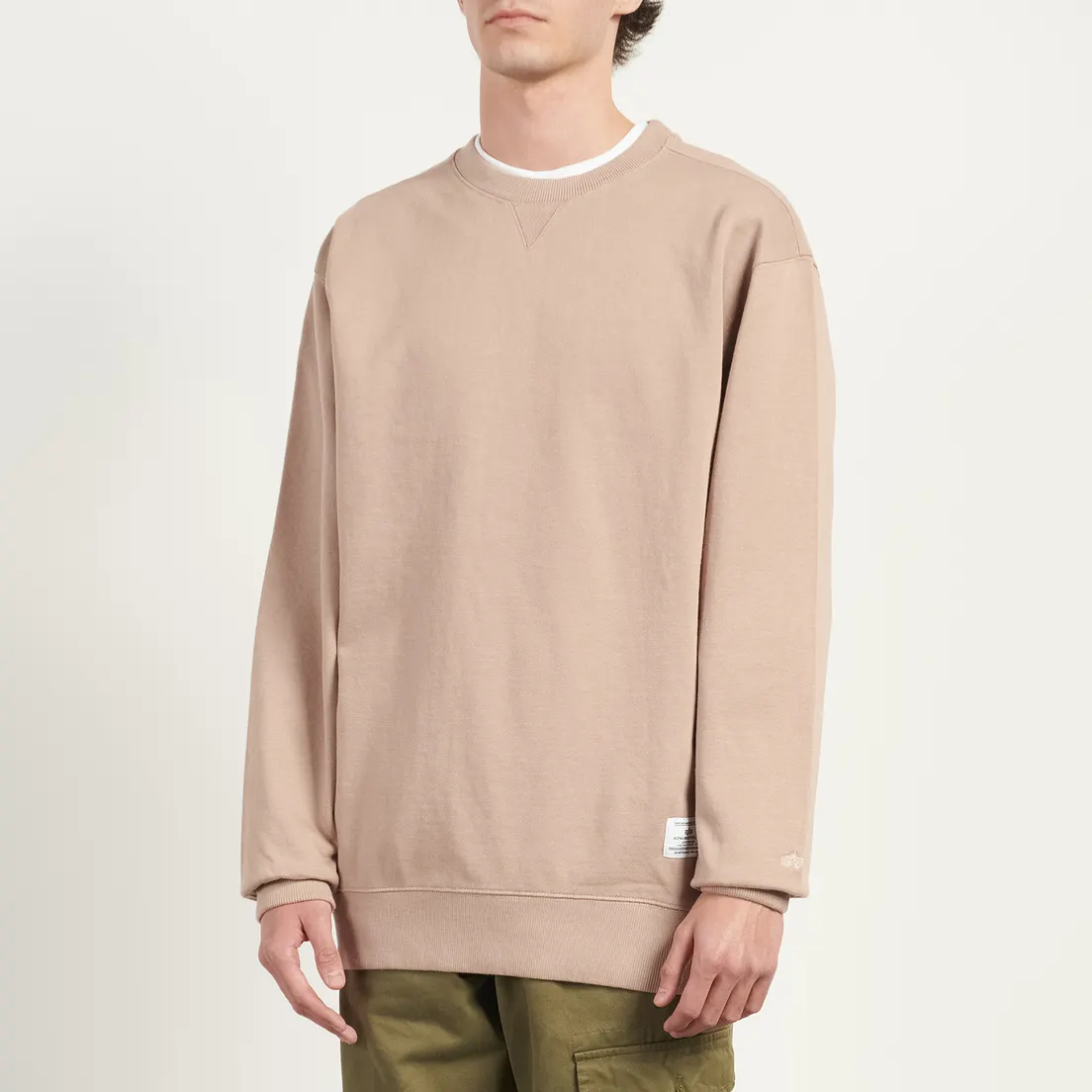 Alpha Industries Мужская толстовка Essential French Terry Crewneck Gen II
