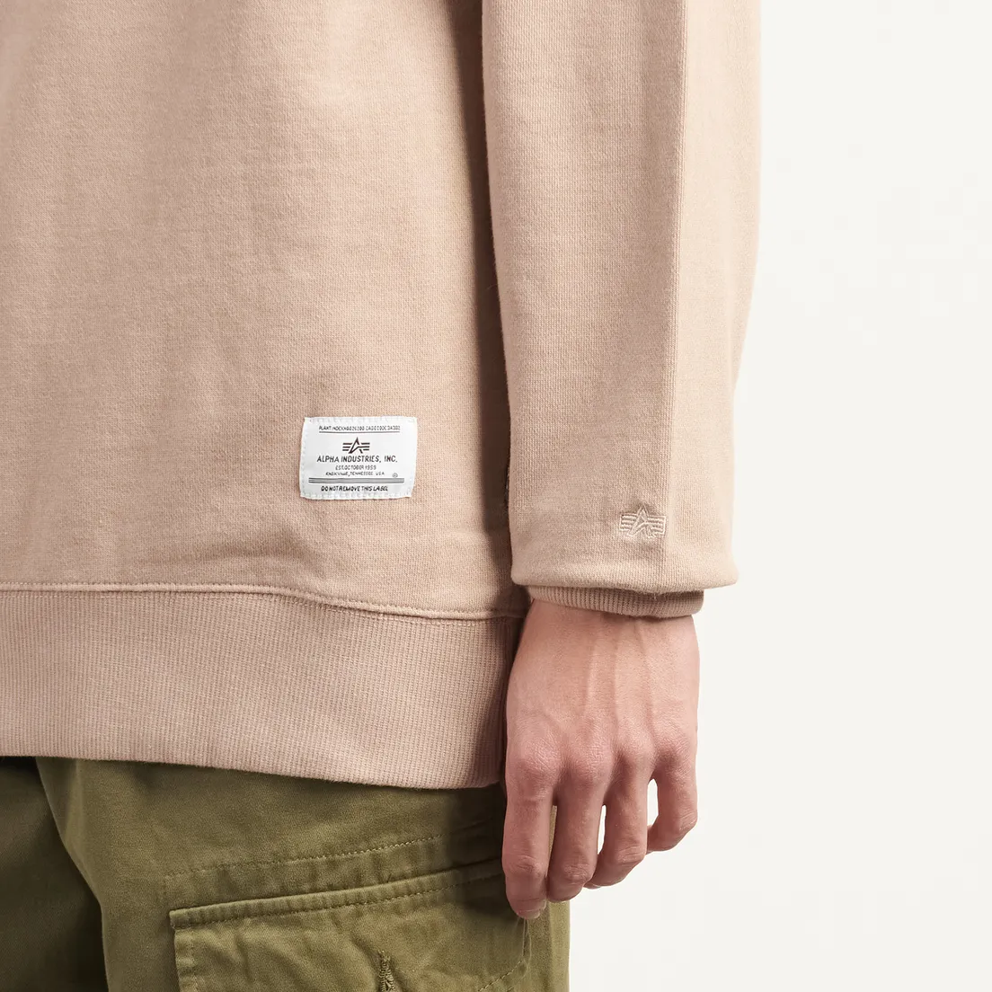 Alpha Industries Мужская толстовка Essential French Terry Crewneck Gen II