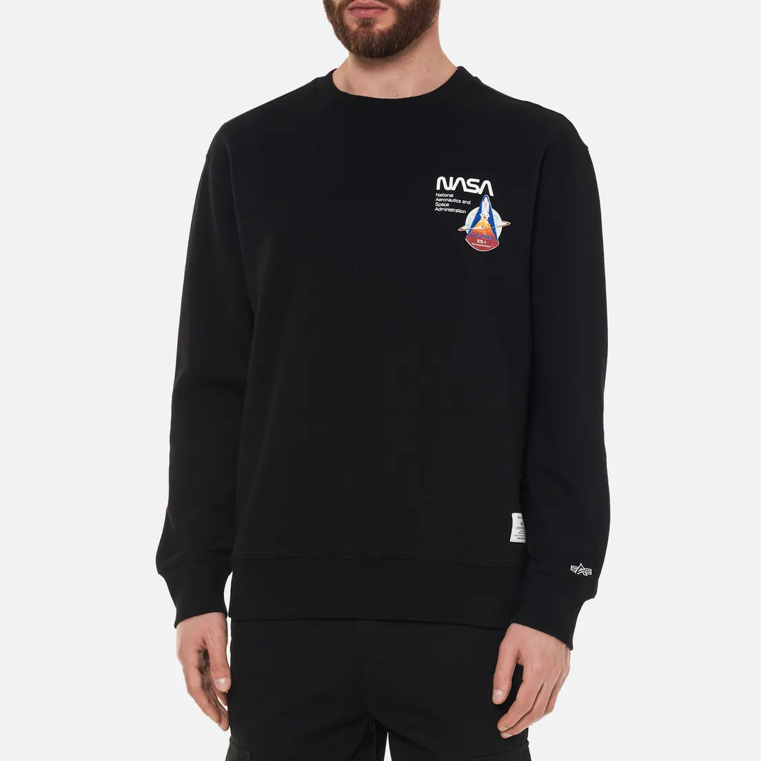 Alpha Industries Мужская толстовка NASA Columbia Crew