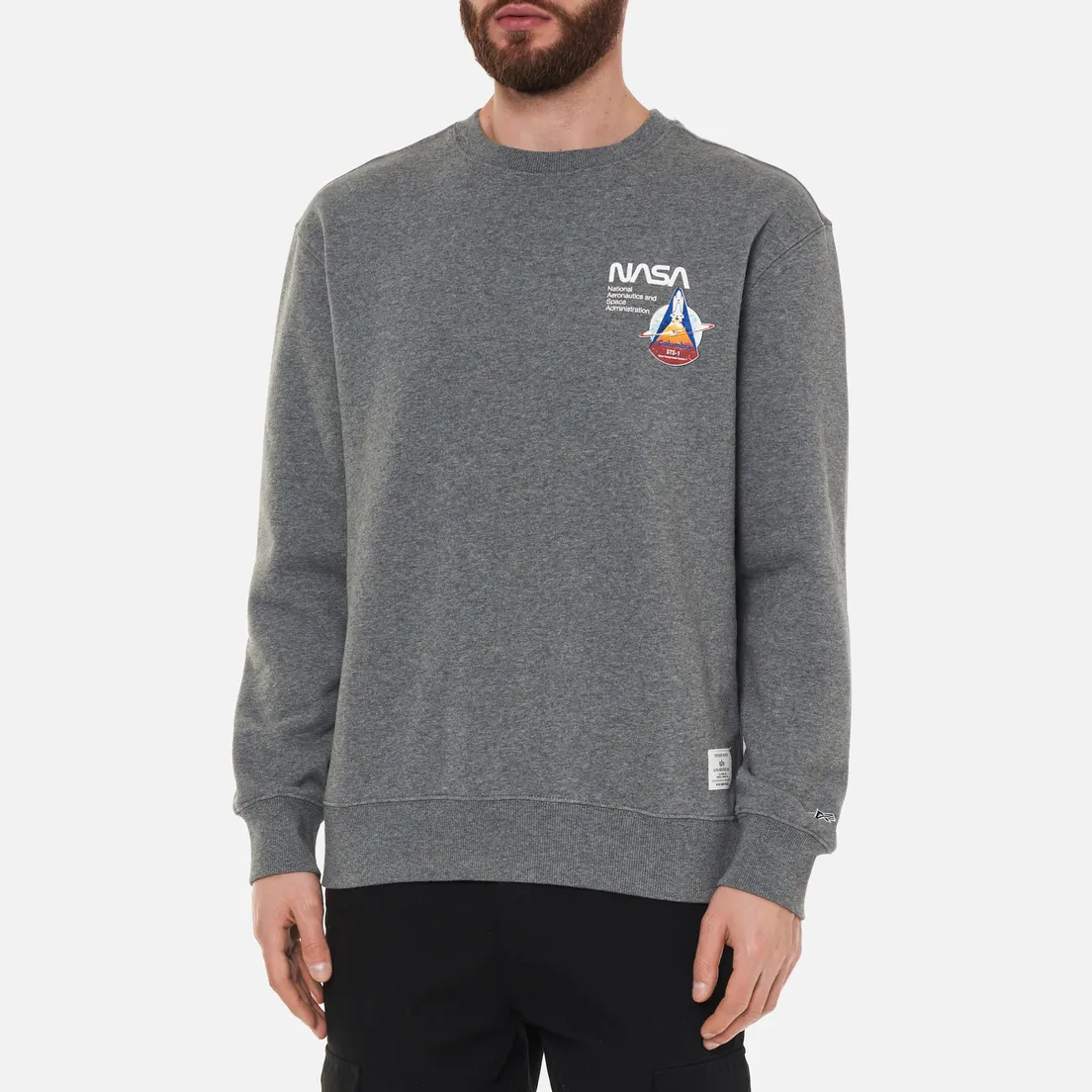 Alpha Industries Мужская толстовка NASA Columbia Crew