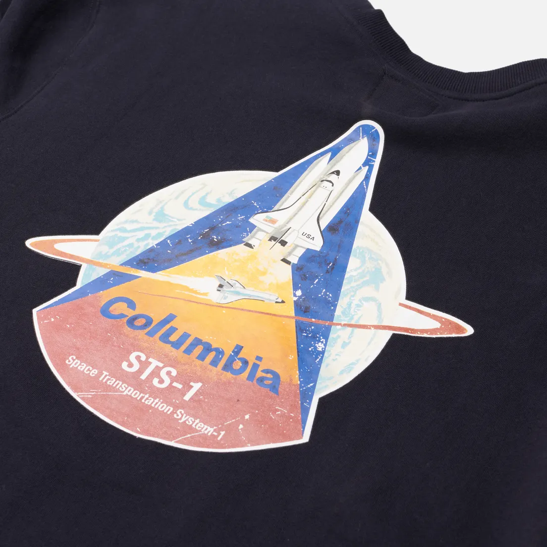 Alpha Industries Мужская толстовка NASA Columbia Crew