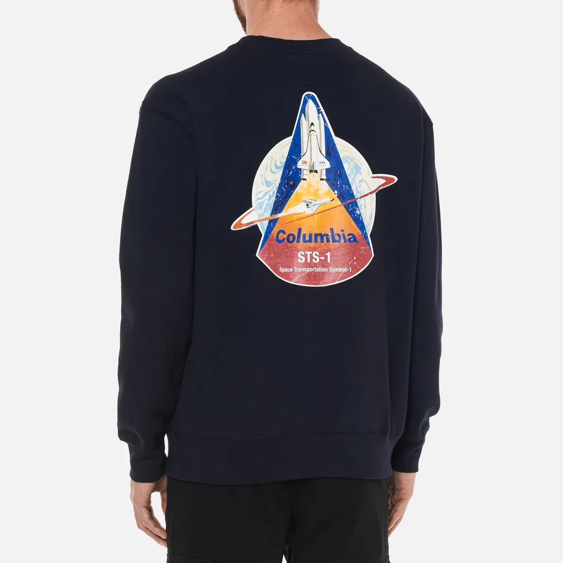 Alpha Industries Мужская толстовка NASA Columbia Crew