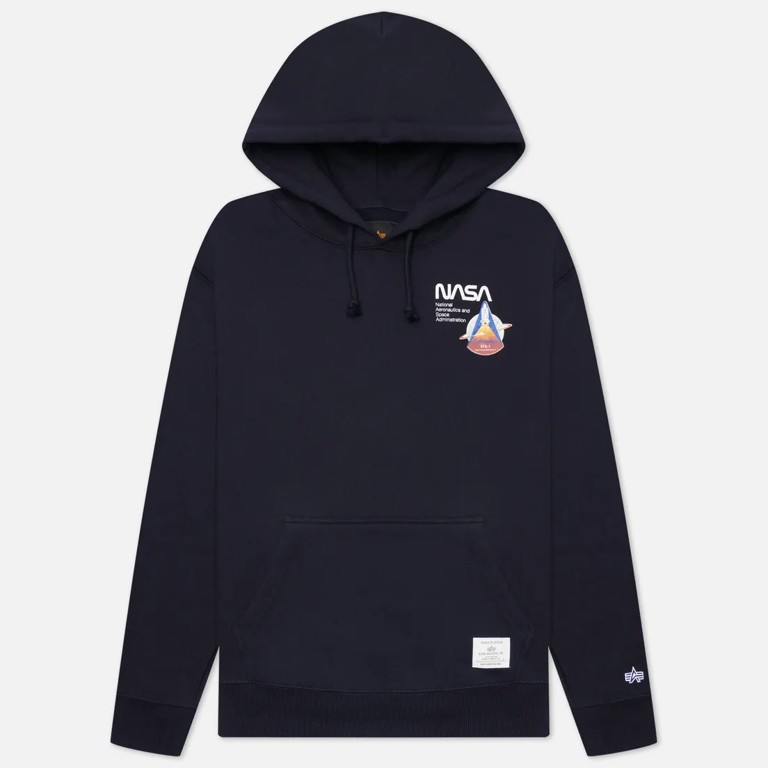 Alpha Industries Мужская толстовка NASA Columbia Hoodie