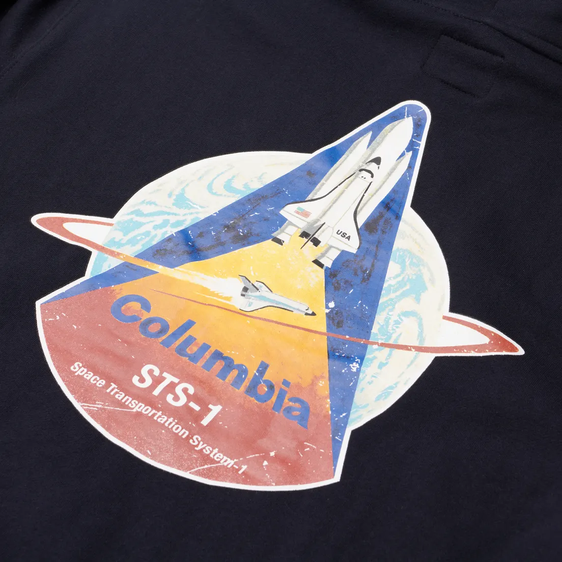 Alpha Industries Мужская толстовка NASA Columbia Hoodie