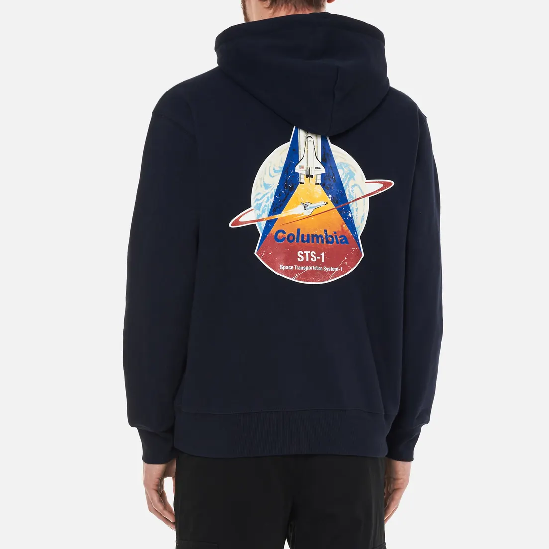 Alpha Industries Мужская толстовка NASA Columbia Hoodie