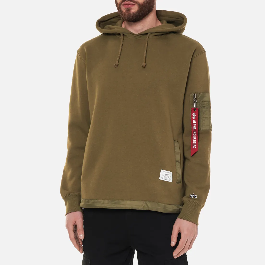 Alpha Industries Мужская толстовка Nylon Utility Hoodie