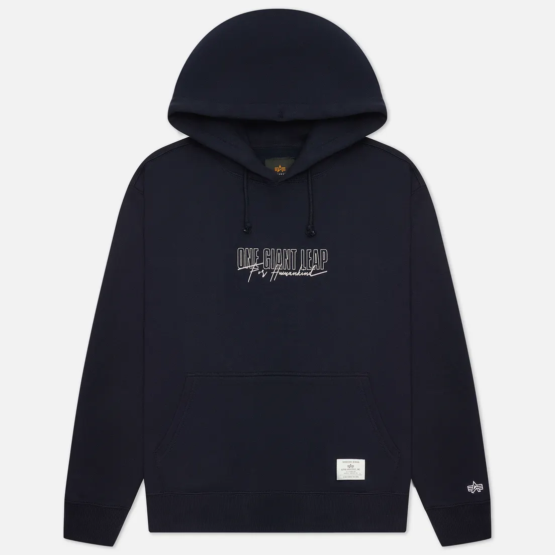 Alpha Industries Мужская толстовка NASA Giant Leap Essential Hoodie